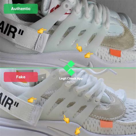 nike presto off white fake vs real|nike off white presto 10.